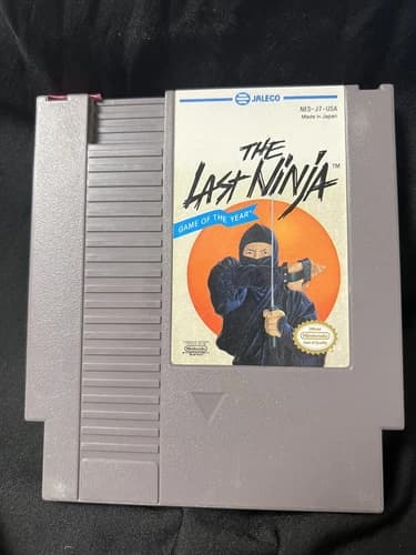 The Last Ninja Nintendo NES Authentic Tested Working Clean Free Ship video game