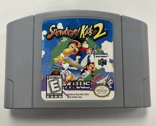 Snowboard Kids 2 N64 Nintendo 64 AUTHENTIC NICE RARE