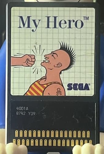 My Hero (Sega Master System, 1986) Game Only.