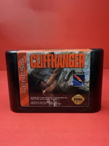 Cliffhanger (Sega Genesis, 1993) Tested Cartridge