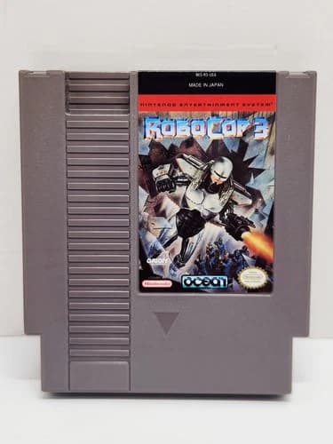 Robocop 3 Nintendo NES Authentic Tested Cleaned