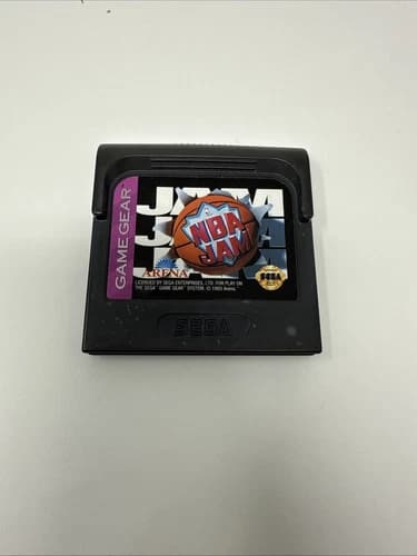 NBA Jam (Sega Game Gear, 1994) Authentic Cartridge Good Condition Clean