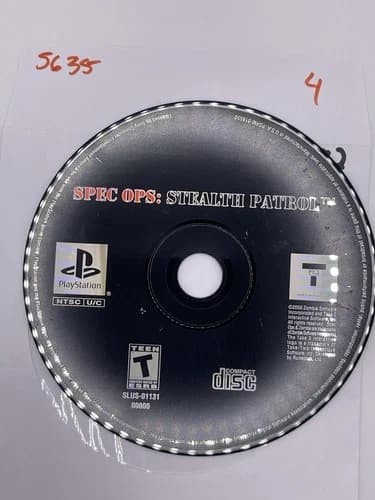 Spec Ops: Stealth Patrol - Sony PS1 Playstation 1 Disc Only - No Tracking 5635