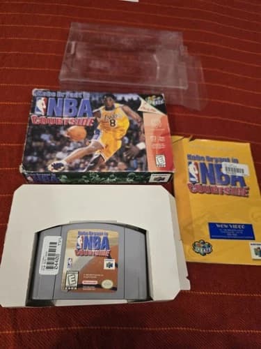 Kobe Bryant in NBA Courtside N64 Nintendo 64 With Game, Box And Manual