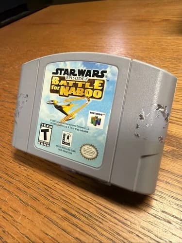 Star Wars Episode I Battle for Naboo Nintendo 64 N64 Cartridge Only Authentic