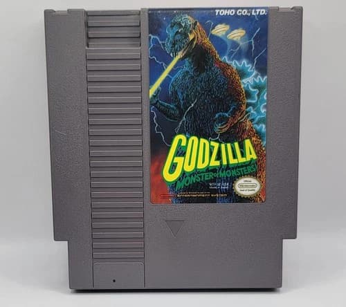 Godzilla: Monster of Monsters Nintendo NES Video Game Cartridge Tested Works