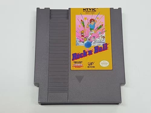 Rock n Ball Authentic Nintendo NES Cartridge Game Only *Tested