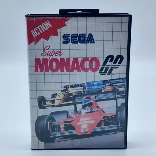 Sega Master System Game - Super Monaco GP - CIB