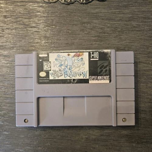The Ren & Stimpy Show Buckeroos (Super Nintendo, SNES). Cartridge Only.