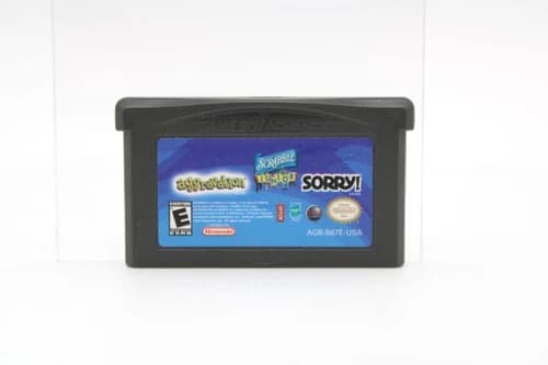 Nintendo Game Boy Advance GBA Aggravation Scrabble Junior Jr. Sorry Tested Works