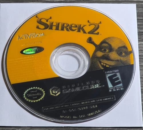 Shrek 2 (Nintendo GameCube, 2004) Disc Only TESTED