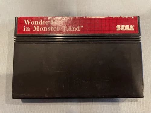 WONDER BOY IN MONSTER LAND - Sega Master System Video Game (Cart Only) - WORKS!