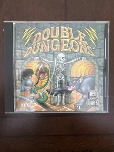Double Dungeons TurboGrafx-16 Authentic CIB Manual