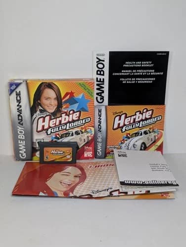 2005 Nintendo GBA Game Boy Advance Disney's Herbie: Fully Loaded Complete Tested