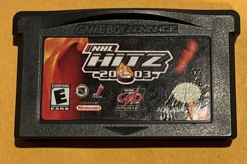 NHL HITZ 2003 Nintendo GameBoy Advance GBA Game Boy Advance Tested And Working