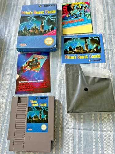 Milon's Secret Castle - Nintendo NES - Complete In Box CIB - Circle Seal 1988