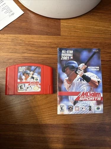 All-Star Baseball 2001 N64 Tested & Working