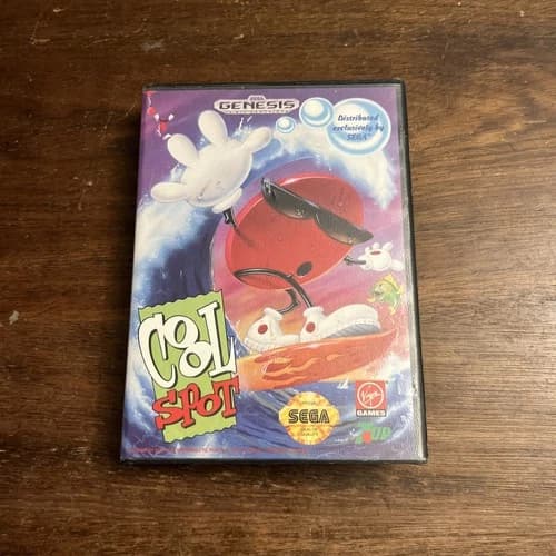 7up Cool Spot (Sega Genesis) Complete - Tested - Authentic