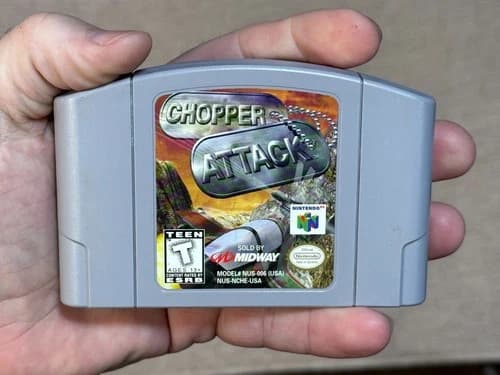 Chopper Attack (Nintendo 64, N64) Game - Authentic - Tested