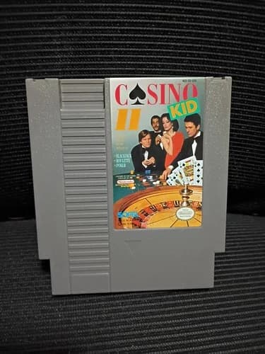 Casino Kid II 2 Nintendo NES Authentic Tested Clean