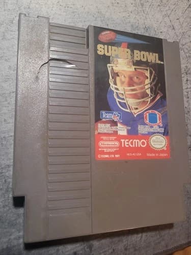 Tecmo Super Bowl Nintendo NES Cartridge