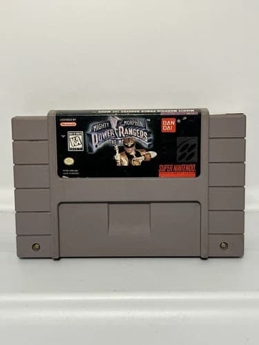 Mighty Morphin Power Rangers: the Movie (Super Nintendo SNES, 1995) Authentic