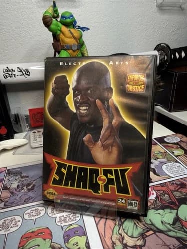 Shaq-Fu Sega Genesis Complete CIB Cleaned & Tested Authentic
