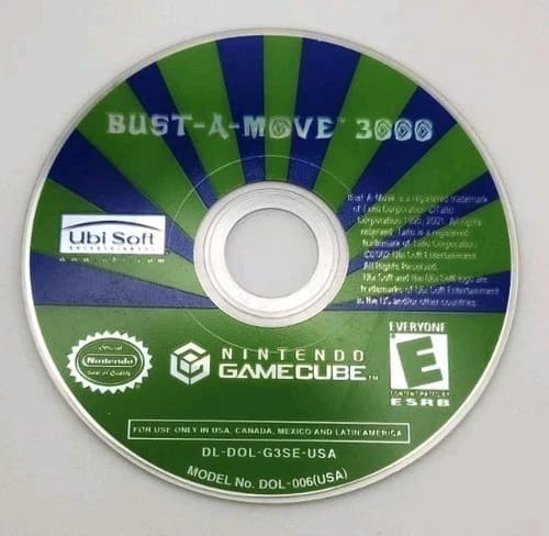 Bust-A-Move 3000 (Nintendo GameCube, 2003) * Disc Only * [Tested]