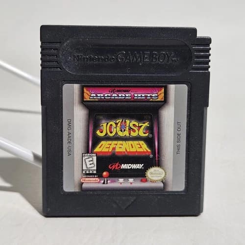 Midway Presents Arcade Hits Joust/Defender (Nintendo Gameboy, 1995) Tested