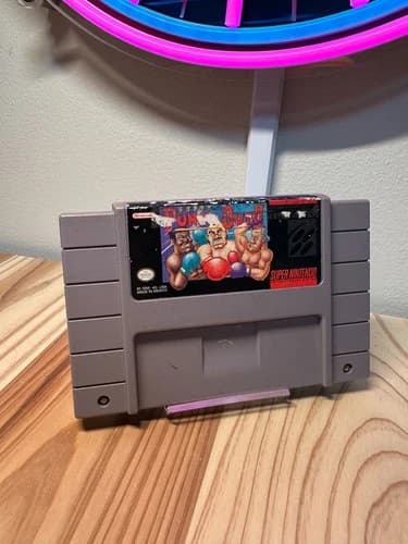 Super Punch Out SNES Super Nintendo Cleaned and Tested