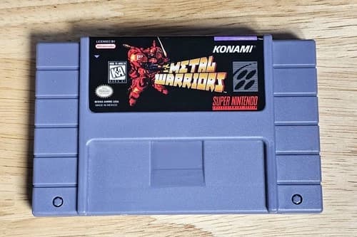 Metal Warriors - Game Cartridge for Super Nintendo Entertainment System SNES