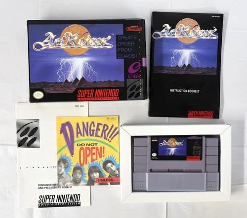 ActRaiser (Super Nintendo SNES, 1991) Player's-CIB 🌟