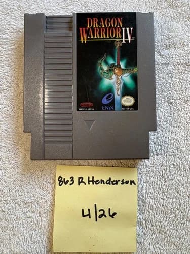 Dragon Warrior IV 4 (Nintendo Entertainment System, 1992) NES