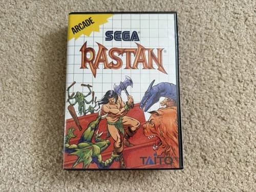 Rastan (Sega Master System, 1988) Complete “Tested” EXCELLENT