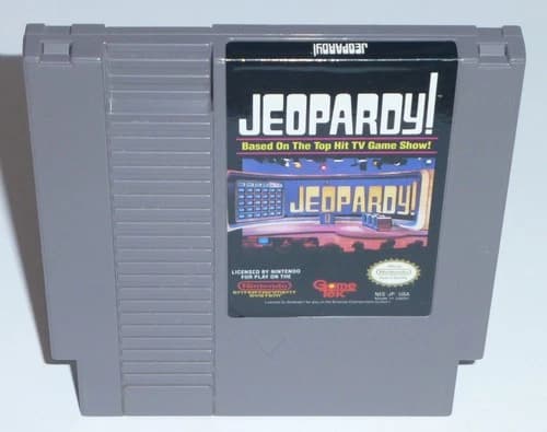 JEOPARDY! - Nintendo NES Game, (Authentic) Tested & Working