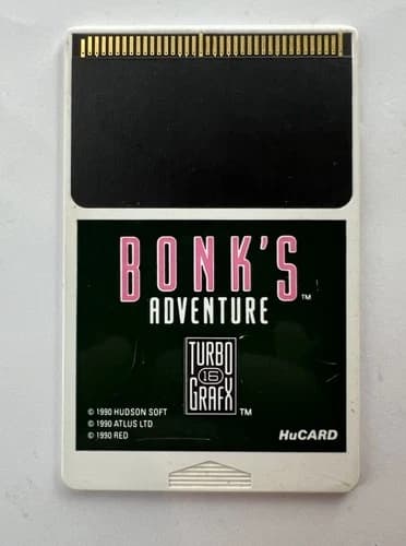 Bonk's Adventure TurboGrafx-16 TG16 HuCard Only