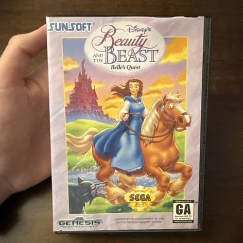 Beauty and the Beast: Belle's Quest {Sega Genesis} Tested - Authentic