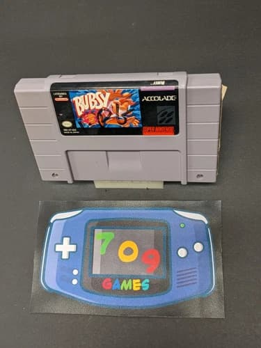 Bubsy in Claws Encounters of the Furred Kind (Super Nintendo, 1993) SNES