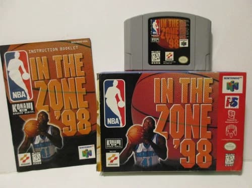 NBA: In the Zone '98 (Nintendo 64 N64) Complete - Tested - Authentic