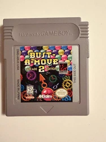 Bust-A-Move 2: Arcade Edition Nintendo Gameboy Game Tested Working
