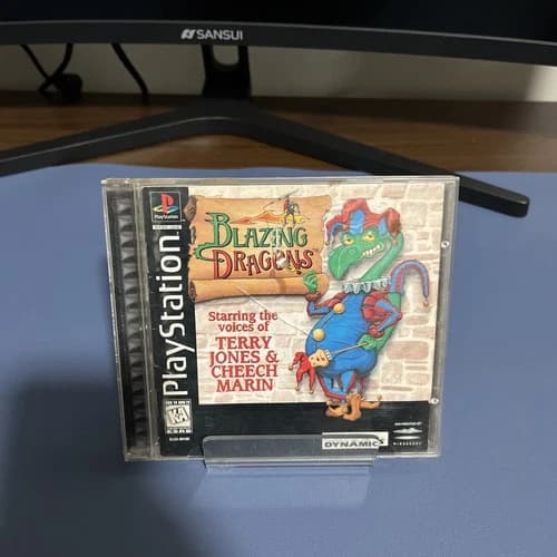 Blazing Dragons (Sony PlayStation 1, 1996) complete