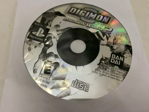 DIGIMON WORLD 2 Playstation 1 PSX PS1 Digital Monsters GAME DISC ONLY Bandai RPG