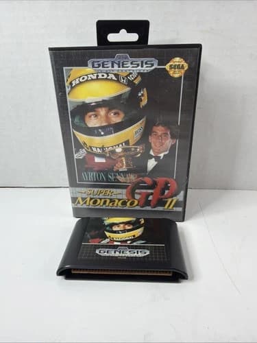 Super Monaco GP II (Sega Genesis, 1990) No Manuel Tested And Working