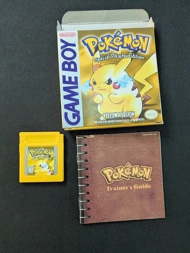 CIB Pokémon Yellow Version Special Pikachu Edition (Nintendo Game Boy, 1999)