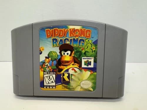 Diddy Kong Racing (Nintendo 64, 1997) Authentic Cleaned Tested N64