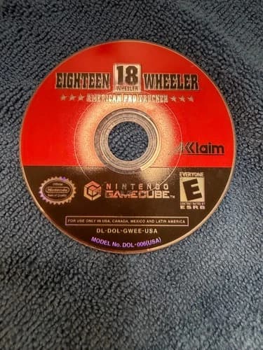 Eighteen Wheeler American Pro Trucker for Nintendo Gamecube Disc Only