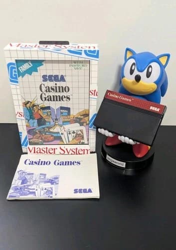 SEGA Master System CASINO GAMES Retrogame CIB