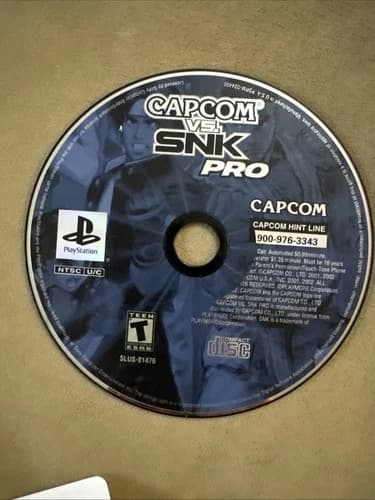Capcom Vs SNK Pro Sony PS1 Playstation 1 Disc Only