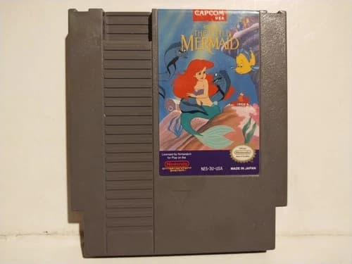 Disney's The Little Mermaid Nintendo Entertainment System NES Game Cartridge