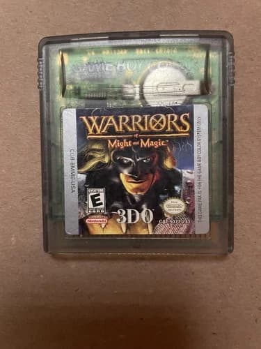 Warriors of Might and Magic - GBC Nintendo Game Boy Color, Tested